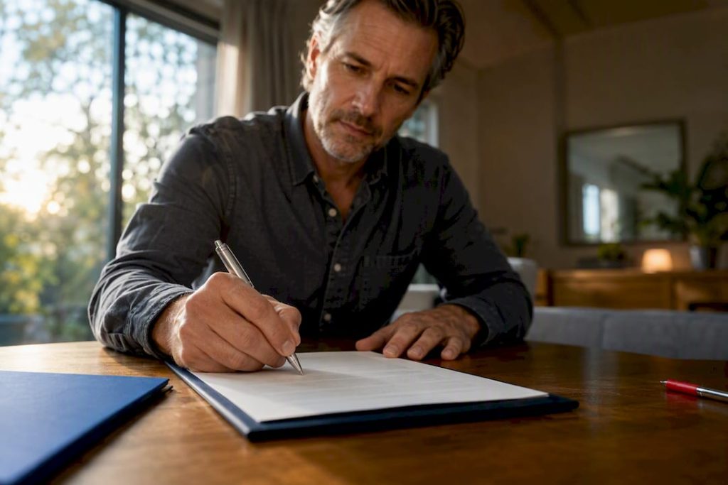 Sponsor signing visitor visa undertaking