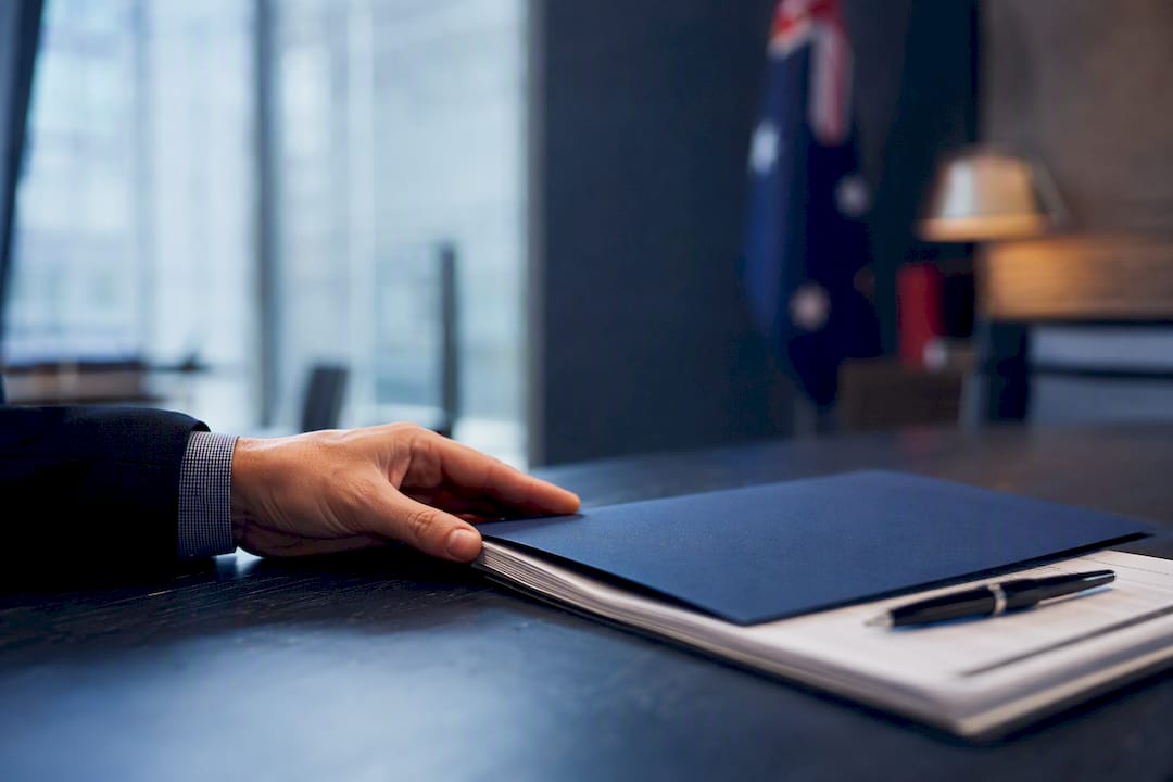 Sponsor reviewing an immigration undertaking form
