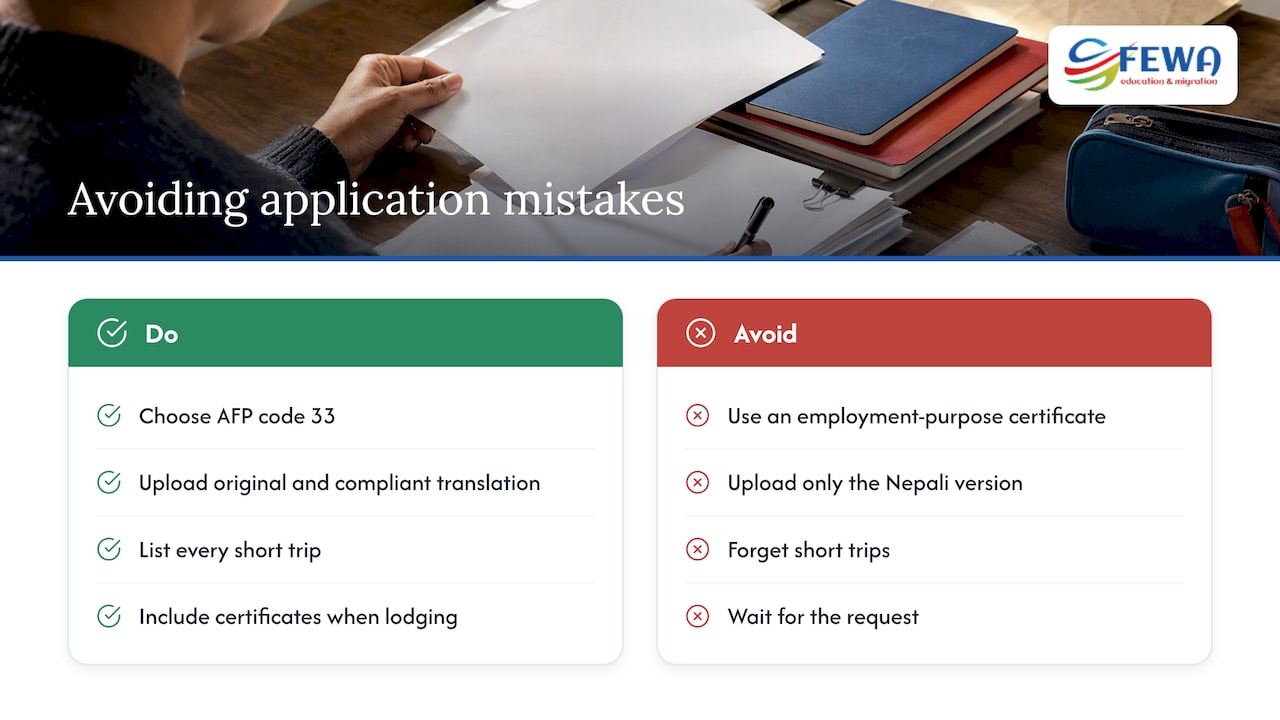 Common mistakes and how to avoid them — overview diagram